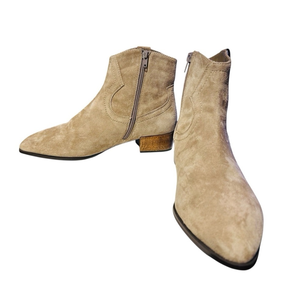 Vaneli Tellie Suede Western Ankle Boot – Size 10 - Picture 3 of 9